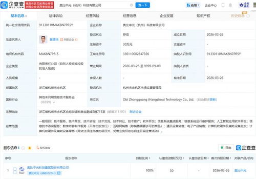 奧比中光杭州成立科技公司，加速AI技術服務布局